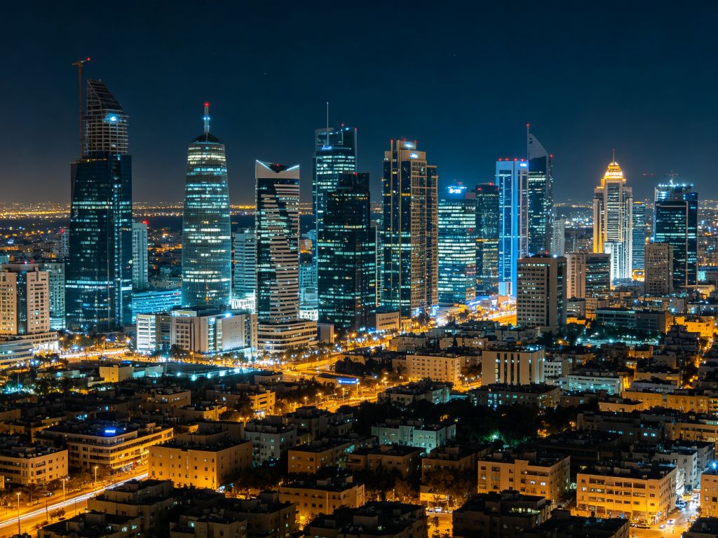 特拉维夫城市夜景